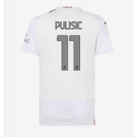 Echipament fotbal AC Milan Christian Pulisic #11 Tricou Deplasare 2023-24 pentru femei maneca scurta